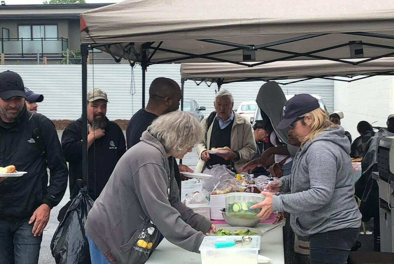 KAF Food Security Volunteers Serve the Homeless, Seniors, and Provide Food Items to Homeless Shelters and Women Shelters. 