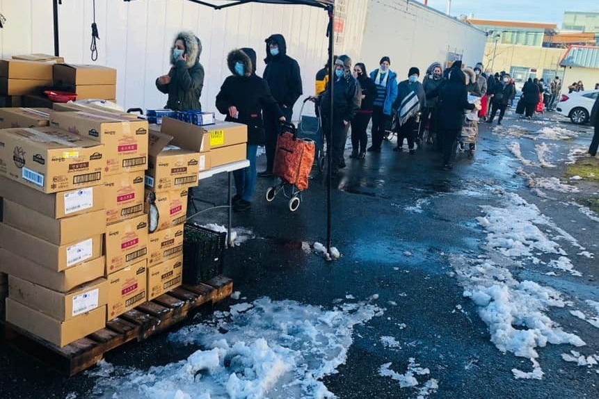 KAF Food Distribution Program to Needy Families