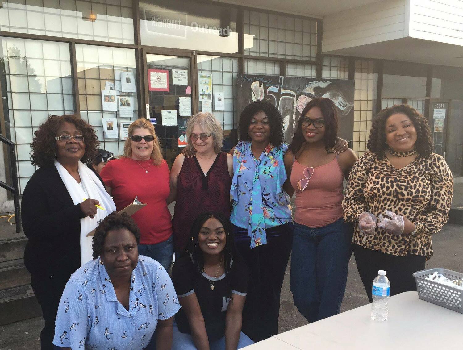 KAF Food Security Team Serving the Homeless in Surrey Centre 